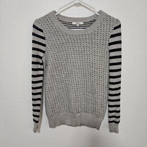 Madewell wool blend heart printed sweater size xs